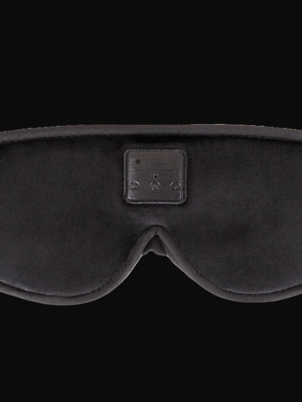 NIB Hotel Collection Bluetooth Sleep Mask with Built-In Controls - Black